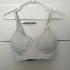 White lululemon size 6 sports bra